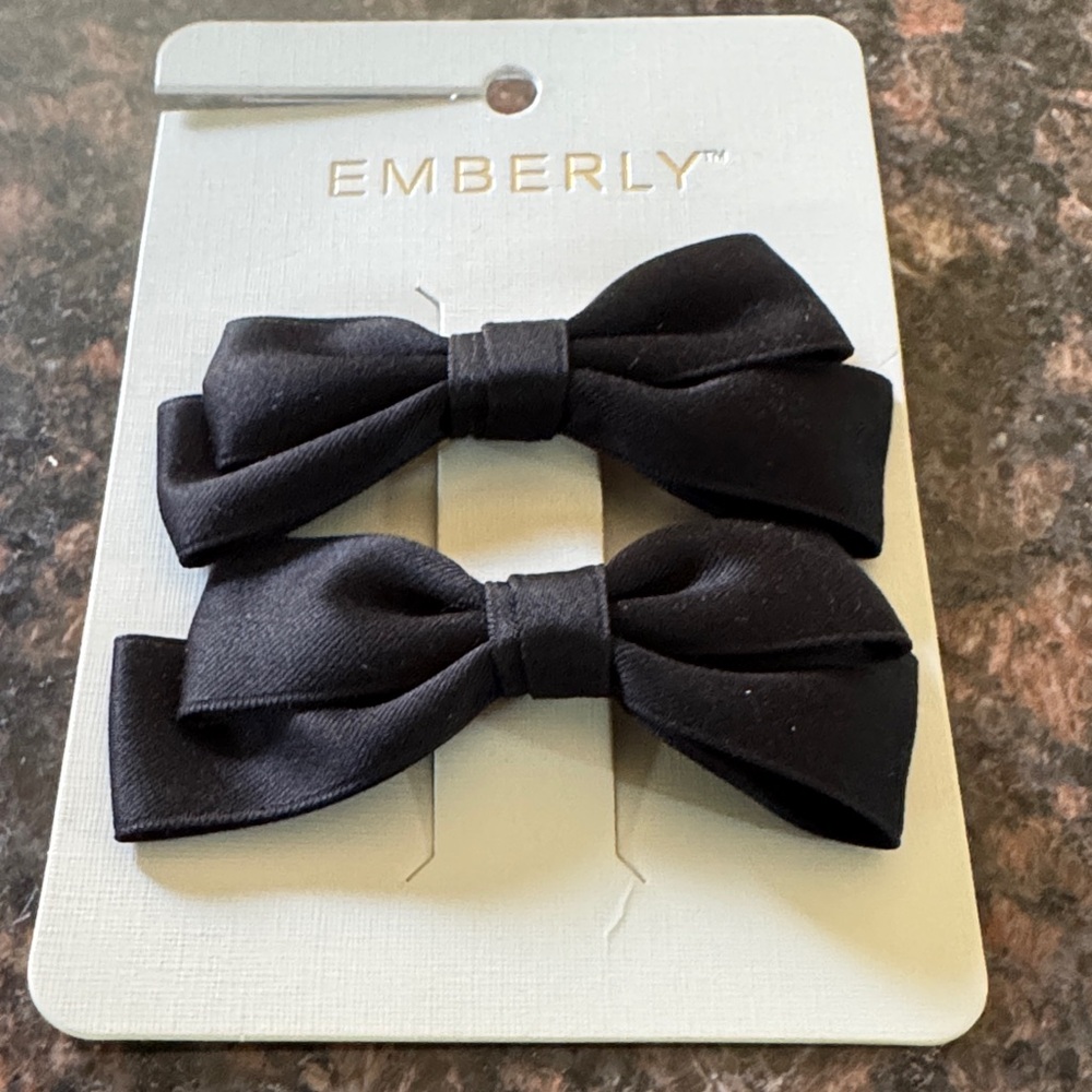 Kohl's Elegant Black Hair Bows for Kids